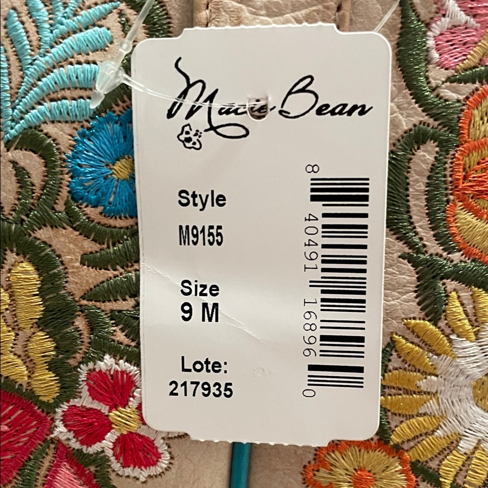 Macie Bean Multicolor Floral Western Boots - Picture 2 of 8